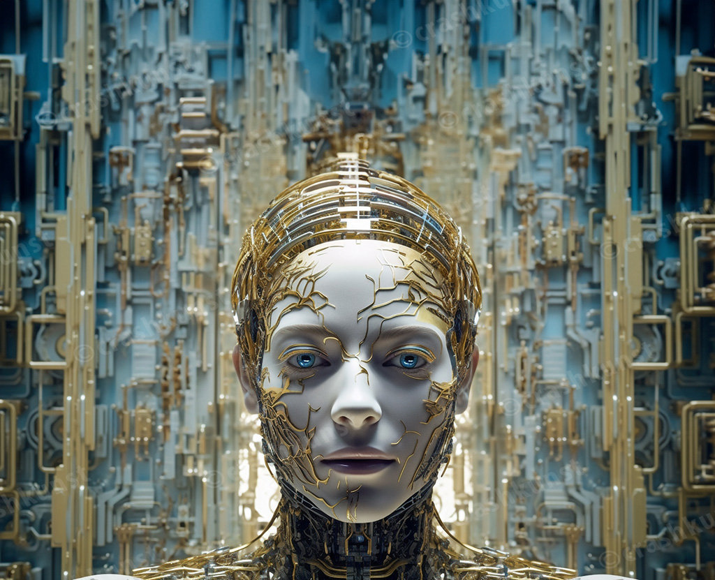 AI Artificial Intelligence Portrait