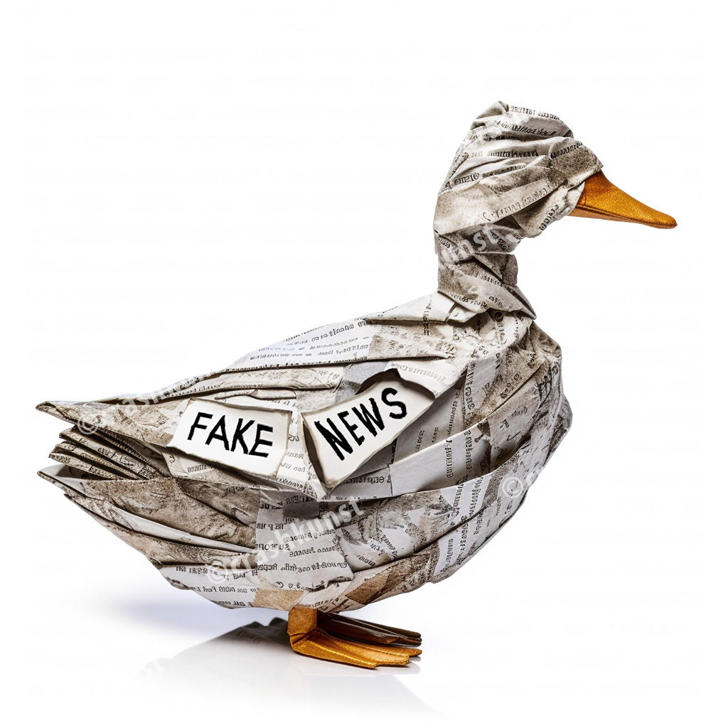 fake news duck